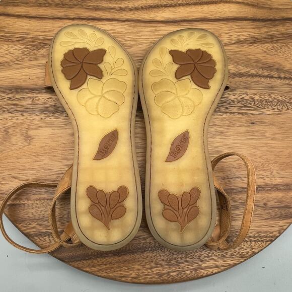 Born Sandals Womens Size 9 M Brown Leather Casual Comfort Walking Shoes - Picture 7 of 9
